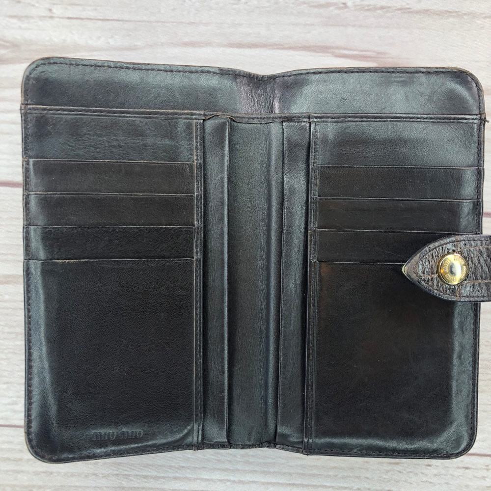 Miu Miu Dark Brown Wallet - image 2